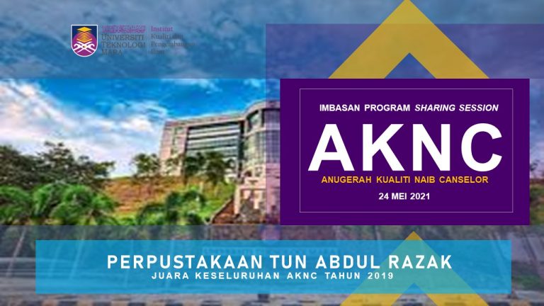 AKNC : Pembelajaran Berterusan Tunggak Kejayaan Perpustakaan Tun Abdul Razak (PTAR)